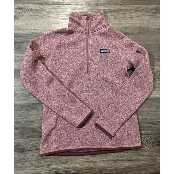 Patagonia Sweaters - Womens Better Sweater® 1/4-Zip in Kiln Pink Size Small Athleisure Heritage